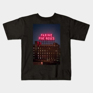 Farine Five Roses Night Montreal Kids T-Shirt